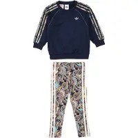 Adidas Originals x Liberty London Oversized sæt med crewneck-trøje og tights, størrelse 110 cm