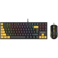 Tracer GAMEZONE Hornet - Sæt med mus og tastatur - mekanisk - compact - bagbelyst - USB
