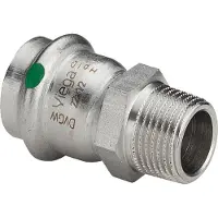 Viega Sanpress Inox overgang 35 mm x 1 1/4" rustfrit stål, 436544