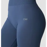 ICANIWILL Define Seamless Tights, Dusty Twilight Blue