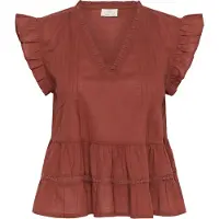 Kaffe Bluse 'KAValerie' choko