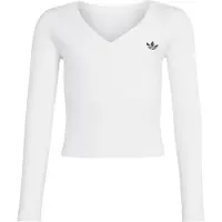 Adidas Originals Bluse - Cropped - Slim - Hvid - - 15 år (170) - Bluse