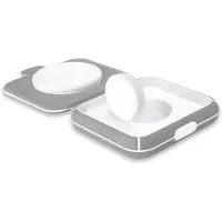 Puro PUFCCSQIAW1GREY, Indendørs, USB, Trådløs opladning, 0,6 m, Grå, Hvid