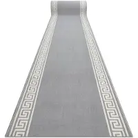 Rugsx Fortovet BCF MORAD Grek græsk grå 60 cm 60x990 cm