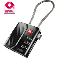 SBS TEFINDLOCK, Bagage kombinationslås, Alle mærker, Sort, 60 dB, 45 mm, 14 mm