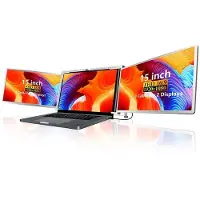Extralink Smart Life S600 - 15 inch portable laptop monitors, 2 IPS monitors, 1080p Full HD