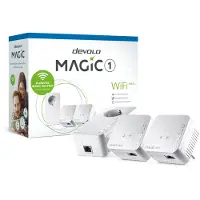 Devolo Magic 1 WiFi mini Network Kit, 1200 Mbit/s, IEEE 802.11b,IEEE 802.11g,IEEE 802.11n,IEEE 802.3,IEEE 802.3az,IEEE 802.3u,IEEE 802.3x, Type C, Hurtigt ethernet, 10,100 Mbit/s, Wi-Fi 4 (802.11n)