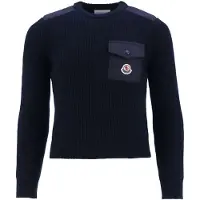 Moncler Bluse - Uld - Navy - - 8 år (128) - Bluse
