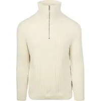 Marc O'Polo arc O'Polo halv-zip trøje i elfenben Off-white åle