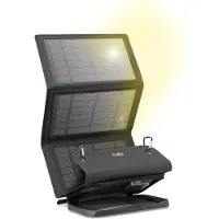 SBS TESOLARCHG10W - Sollader - bærbar - 10 watt - 1.5 A - 2 output-stikforbindelser (USB-C, USB)