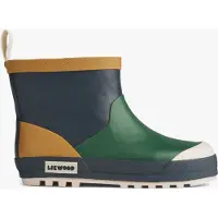 Liewood Gummistøvler 'Jesse' creme / navy / honning / mørkegrøn