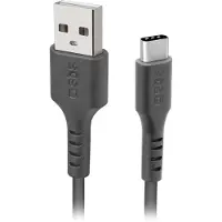 SBS TECABLEMICROC15K USB-A - USB-C kabel 1,5 m - Sort