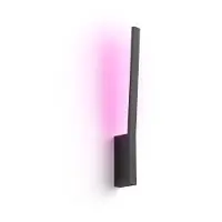 Philips Hue White and Color Ambiance Liane - Væglampe - LED - 12.2 W - klasse G - 16 millioner farver/varmt til køligt hvidt lys - 2000-6500 K - sort
