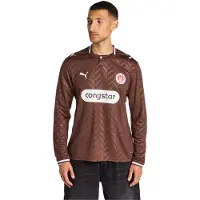 Puma FC St. Pauli 26/27 Home Long Sleeve Jersey Men, Men, Espresso Brown/White, S