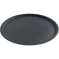 Hendi Neslystantis padavėjo padėklas, apvalus, skersmens. 46cm - juoda