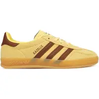 Adidas Sneaker low 'Gazelle' mørkebrun / sennep