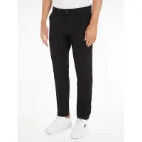 Tommy Hilfiger Lærredsbukser 'Scanton' sort
