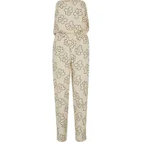 Urban Classics Jumpsuit beige / sort