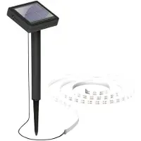 MEGATRON MT70011 Solcellelyskæde Udvendigt LED (RGB) Varmhvid Oplyst Længde: 3 m med solcelle