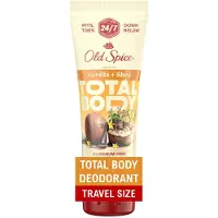 Old Spice Deodorant Creme til Mænd, Rejse Størrelse, Aluminium Fri, Vanilje + Sheasmag, 24/7 Beskyttelse