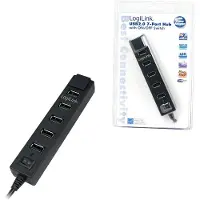 2Direct LogiLink USB 2.0 Hub 7-Port - Hub - 7 x USB 2.0 - desktop