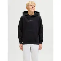 Jack & Jones Hættetrøje - JcoPoint - Black/JNR - - 8 år (128) - Hættetrøje