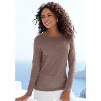 Vivance Shirts brun / rødviolet
