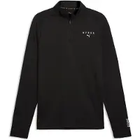 Puma x HYROX Quarter-Zip Tee Men, Clothing, Black, XXL