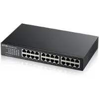 Zyxel GS-1100-24E - Switch - ikke administreret - 24 x 10/100/1000 - rackmonterbar / vægmonterbar