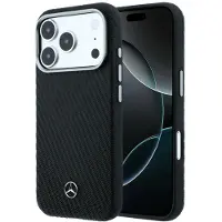 Mercedes-Benz iPhone 17 Pro Semi Wrap Cover - MagSafe-kompatibelt - Sort