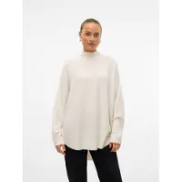 Vero Moda Plaza Striktrøje Med Høj Hals
