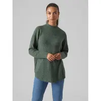 Vero Moda Plaza Striktrøje Med Høj Hals