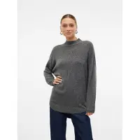 Vero Moda Pullover 'Plaza' mørkegrå