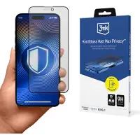 3mk Protection Hærdet glas 3mk Hardglass, mat, maksimal privatlivsbeskyttelse til Apple iPhone 16 Pro