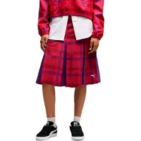 Puma T7 Pleated Tartan Woven Midinederdel