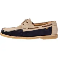 El naturalista El Naturalistaunisex. 2596312C8005_0MU Mokkasiner i læder N5963 Plantae navy, beige (39), Fast, Ingen, Casual, Blå