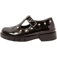 Art Arttil kvinder. 11834S201003_001 1834S Oxford-sko i læder, sort (42), Fast, 1-3 cm, Spænder, Casual