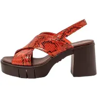 Art Arttil kvinder. 119901388003_006 Sandaler i læder 1990 Eivissa orange (40), 8-10, Velcro, Casual