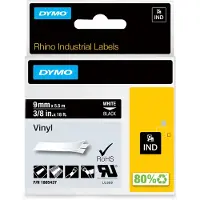 Dymo Vinyl 9 Mm X 5.5 M Båndkassette