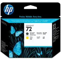 HP 72 Printhoved mat sort/gul C9384A Modsvarer: N/A