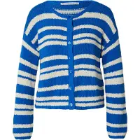 Abercrombie & Fitch Cardigan navy / hvid