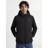 Jack & Jones Junior Overgangsjakke 'JJEMulti' grå / sort