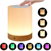 24hShop Stemningsfuld bordlampe med touch, flere lystilstande og dæmpningsfunktion