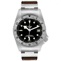 Tudor M70150-0001 Black Bay P01 Sort/Læder Ø42 mm