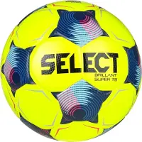 Select Fodbold Brillant Super TB V25 - Gul/Blå, størrelse Ball SZ. 5