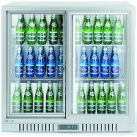 Arctic Arktic Baro šaldytuvas su 2 stumdomomis durelėmis, LED, 150 l, 160 W, 90 x 52 x 84 cm – sidabro spalvos