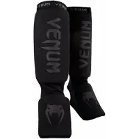 Venum Kontact Shinguards Black/Black