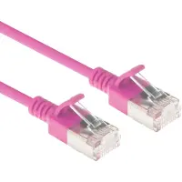ACT Dc7410 U/utp Lszh Slimline 90° Down Cat6a Netværkskabel 0.5 M