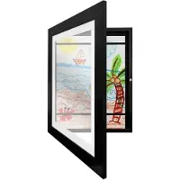 24hShop A3 Kunstramme - Fotoramme - Sort