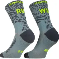 Dynafit - Trail running tøj - Run Wild Crew Socks Smoke Blue til Unisex - Størrelse 35-38 - Blå